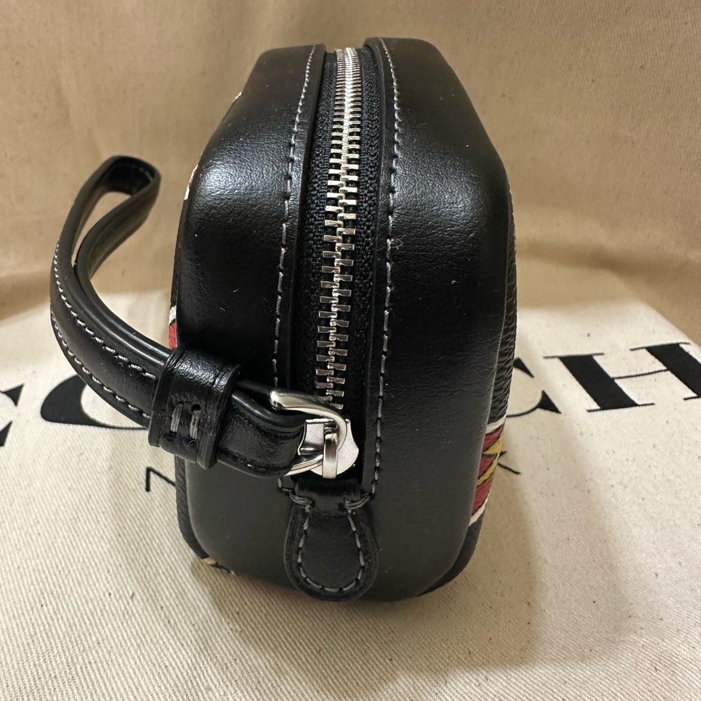 Coach Heart Bolt Pouch Wristlet - Picture 6 of 10